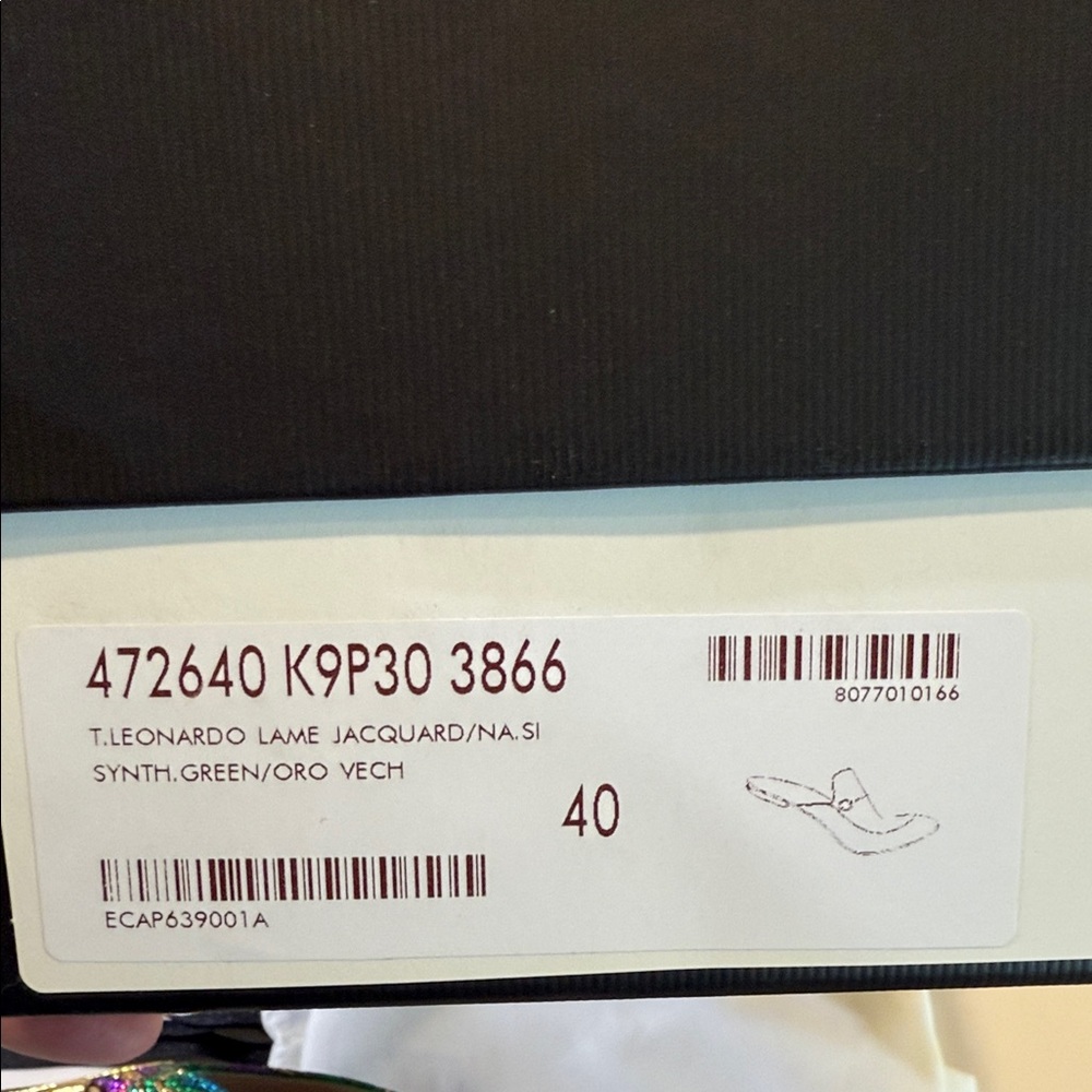 Gucci Women's Green and Purple Mules size 10 - Picture 13 of 13